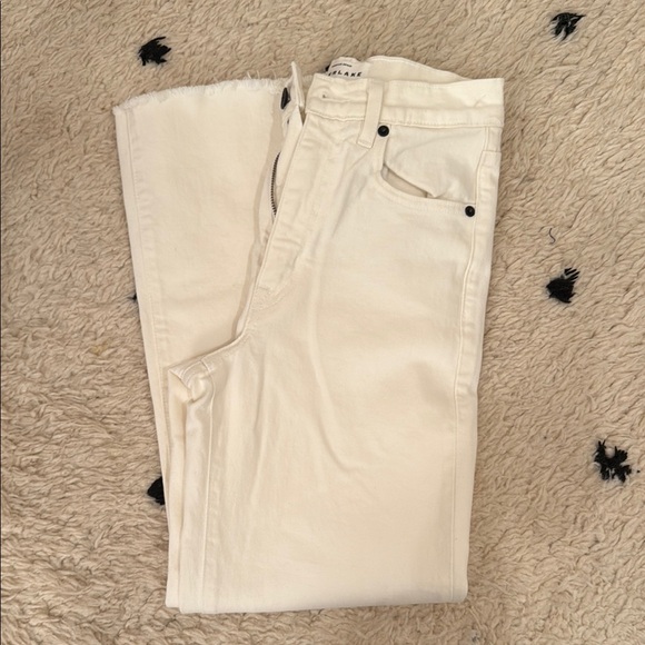 SLVRLAKE Grace Crop white denim size 24 NWOT - Picture 1 of 8